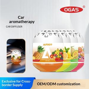 Diffuseur de parfum pour voiture en plastique <span class=keywords><strong>AUTOGO</strong></span>, parfum de fruits, rafraîchissant, aromathérapie, bactériostatique, désodorisant, ornement pour siège, maison et voiture, double usage - Product Image 4