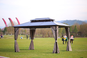 Gazebo de <span class=keywords><strong>jardin</strong></span> en métal de grande taille 300*400 avec moustiquaire, mobilier d'extérieur, pavillon de <span class=keywords><strong>jardin</strong></span>, pergola de villa - Product Image 2