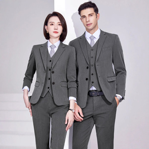 Unisex Work Suits KSL6698 Acetate Fiber Breathable Professional Attire For Work - Product Image 1