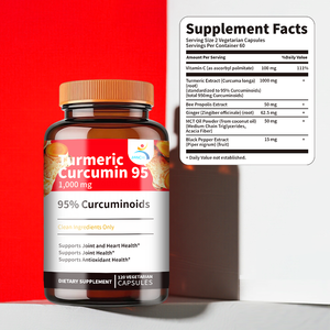 Extrait naturel de curcuma <span class=keywords><strong>en</strong></span> capsules de curcumine pour la mobilité des articulations et le soulagement de la douleur, soutien OEM ODM, complément pur de curcuminoïdes - Product Image 4