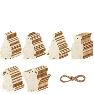 Wooden Arts and Crafts <b>Easter</b> <b>Ornaments</b> Wooden Embellishments Engraved Cutouts Pieces Unfinished Wooden <b>Easter</b> Gnome for Kids - Product Image 5