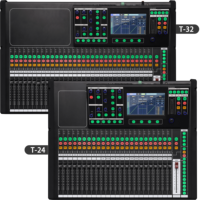 Nouvelle console de mixage numérique 24/32 canaux professionnelle avec Bluetooth, enregistrement en direct complet, carte son, console audio, mixeur numérique