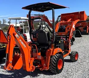 Sıcak satış kukum62 TLB ön yükleyici ve kazıcı ekli komple kutractor traktör 60HP 50HP