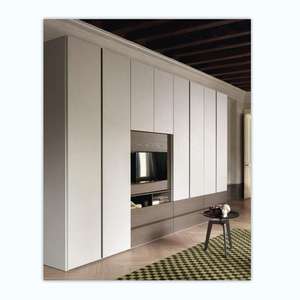 Luxury Modern Contemporary Wardrobes Particle Board Accessory <b>Glass</b> Furniture Bedroom Home Including Clothes <b>Drawer</b> Hotel Villa - Product Image 4