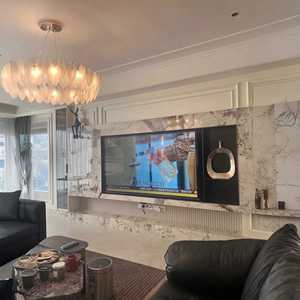 Gabinete de TV personalizado de lujo moderno, sala de estar de madera de alta calidad para Panel, dormitorio, apartamento - Product Image 6