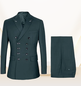 Venta al por mayor por encargo negro mejores marcas boda hombres trajes 2 piezas - Product Image 6