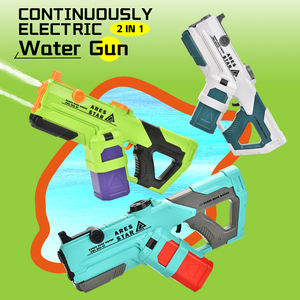 2024 новые летние игры для стрельбы на открытом воздухе детские игрушки 2-в-1 Электрический Непрерывный запуск космического водяного пистолета - Product Image 2