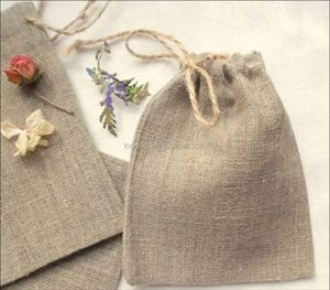 Vente en gros Mini café rustique Sacs en toile de jute pour les faveurs de mariage - Product Image 3