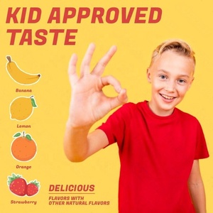 Private Label Omega 3 Vitamin D3, C, Vitamin B12, B6, A, C & Zinc, Folate for Kids - Multivitamin Gummies - Product Image 3