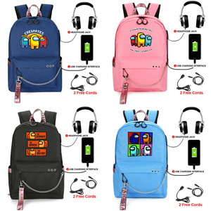 Inteligente personalizar el producto juego compañera entre nosotros <span class=keywords><strong>mochila</strong></span> mujeres <span class=keywords><strong>mochila</strong></span> <span class=keywords><strong>de</strong></span> bolsa - Product Image 4