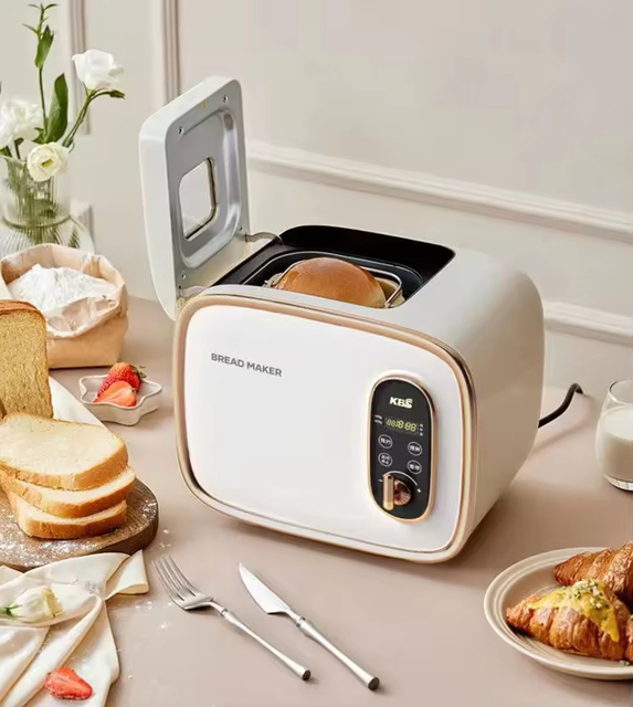 Automatic Bread Machine Stainless Steel Mini Design with Dough Fermentation Function for French & German Artisan Loaves