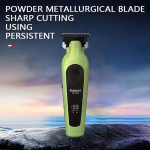 KM 1590, recortadora de barba profesional, corte de pelo de peluquero, maquinilla de afeitar eléctrica <span class=keywords><strong>para</strong></span> hombres, Kit de aseo, corte de pelo de peluquero, afeitado - Product Image 6