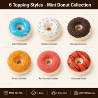Jouets Squishy Southpeak, Jouets Anti-Stress Squishy Factory, Jouets à Presser Mini Donut Squishy, Jouets à Remontée Lente pour Soulager le Stress, Cadeau pour Enfants