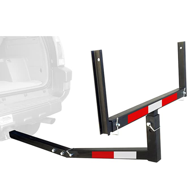 Черный удлинитель кровати грузовика (для лестницы, стойки, каноэ, Каяка, длинных труб и пиломатериалы)