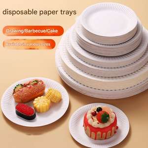 Assiettes <span class=keywords><strong>de</strong></span> décoration pour la maison, vaisselle <span class=keywords><strong>de</strong></span> barbecue, assiettes en papier, assiettes jetables, bricolage, fête d'anniversaire, qualité alimentaire, biodégradable - Product Image 2