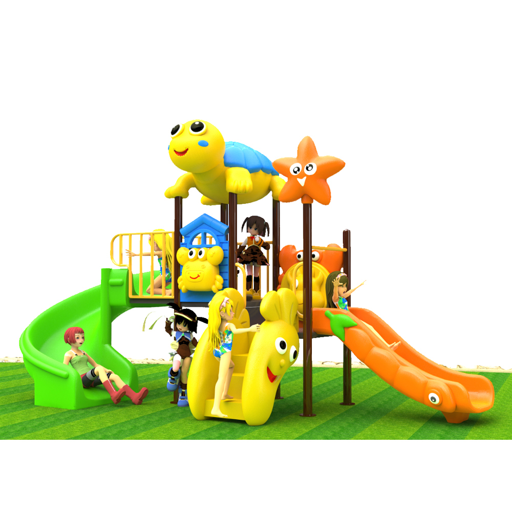 Commercial Children School Plastic Slide Amusement Park Kids Outdoor Playground Equipment