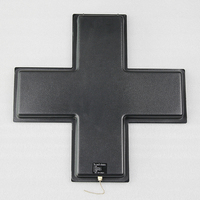 Versteckte 19*19 ''High Bright und Low Voltage Green Farbe Shining Indoor Acryl LED Pharmacy Cross