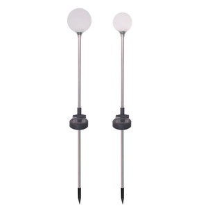 Outdoor Waterproof IP65 <b>LED</b> Spherical Garden Decorative Landscape Light Colorful Reed Solar Plug-In Lawn Light Nj001 <b>Ball</b> Solar - Product Image 6