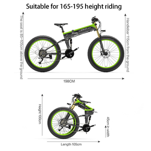 Expédition UE/Royaume-Uni – Vélo Tout-Terrain Pliable <span class=keywords><strong>LANKELEISI</strong></span> <span class=keywords><strong>XT750</strong></span> Plus 1000W 48V17.5AH avec Batterie au Lithium, Suspension Intégrale, 27 Vitesses, Pneus 26*4 - Product Image 5