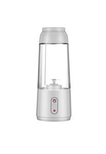 เครื่องทำน้ำผลไม้ไฟฟ้าขนาดเล็กแบบพกพาที่บ้านไร้สาย USB ชาร์จได้ความจุ300มล. ใบมีดสแตนเลส - Product Image 6