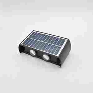 ABS 4 Вт Солнечный настенный светильник водонепроницаемый IP54 наружный вверх и вниз 3000K теплый белый уличный настенный свет Солнечный СВЕТОДИОДНЫЙ Уличный настенный свет - Product Image 2