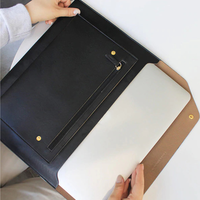 Porte-documents de bureau en cuir PU tendance, cadeau d'affaires, mallette à rabat double couche pour dossiers