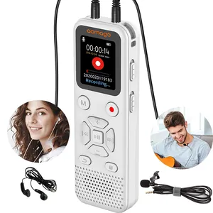 Aomago Custom Brand Name Voice Recording Equipment Portable Mini Audio Recorder with Alkaline AAA Battery Powered