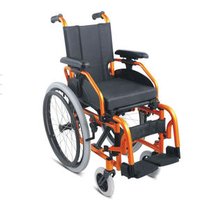 Sedia a rotelle pediatrica pieghevole Super leggera per bambini per bambini portatori di handicap - Product Image 3