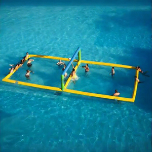 Jeu aquatique terrain de volley-ball - Vector Inflatables - pour base de loisirs / gonflable