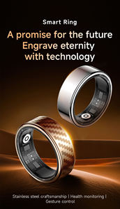 Bague connectée SY02 en acier inoxydable, suivi d'activité, surveillance de la santé, suivi du sommeil, étanche IP68, analyse du sommeil par IA, autonomie 10-15 jours - Product Image 5