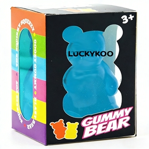 Luckykoo Sensory Fidget Stress Balls Maltose Filled TPR Material <b>Gummy</b> <b>Bear</b> Squishy Toys Give Away Gifts - Product Image 1