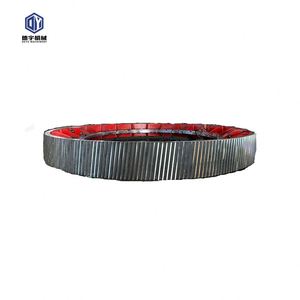 Pièces de transmission non standard Bague d'engrenage à dents hélicoïdales en acier forgé pour broyeur à boulets et broyeur de machine minière - Product Image 3