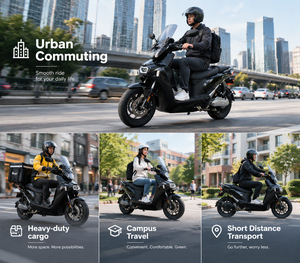 Scooter SG CPX 3000W, 72V40Ah, Batería Doble, Frenos de Disco CBS, 80km/h, Autonomía de 80-100km, Venta al por Mayor para Ciudades, OEM - Product Image 5