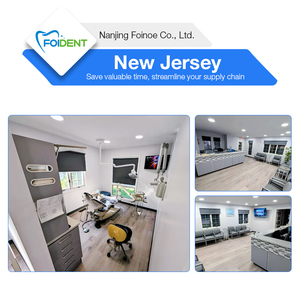 Poltrona Odontoiatrica di Lusso a Pavimento con Parti di Ricambio Importate di Alta Qualità Vera Pelle Ottima Qualità - Product Image 3