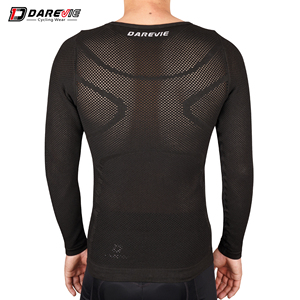 <span class=keywords><strong>Maglia</strong></span> a Compressione Funzionale Senza Cuciture a Maniche Lunghe, Strato Base per <span class=keywords><strong>Ciclismo</strong></span>, Jersey da Bicicletta - Product Image 2