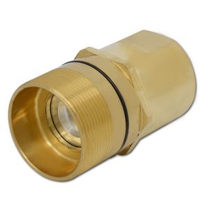 Conector Hembra Hidráulico de Desconexión Rápida Blince de 1-1/4 Pulgadas NPT de Acero Inoxidable Serie ISO 5675 de 5100 PSI con Tuerca de Ala para Línea Húmeda, Nuevo - Product Image 2