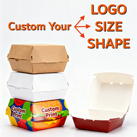 Emballages personnalisés en papier kraft imperméable, portables, jetables et auto-érectiles pour poulet frit, hamburgers, sushis, chips et aliments pour bébés