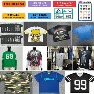 Camisetas de Hombre OEM ODM, Algodón 250 300 Gsm, Hombros Caídos, Estampado Gráfico, Holgadas, Estilo Urbano, Cuadradas, Extra Grandes, Personalizadas - Product Image 5