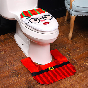 Decorazioni Natalizie per la Casa <span class=keywords><strong>Buon</strong></span> <span class=keywords><strong>Natale</strong></span> 2020 Felice <span class=keywords><strong>Anno</strong></span> Nuovo 2021 Copriwater Babbo <span class=keywords><strong>Natale</strong></span> Decorazioni di <span class=keywords><strong>Natale</strong></span> - Product Image 5