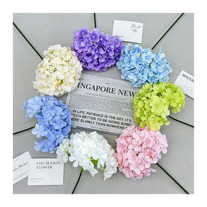 Bunga dekorasi pernikahan buatan sutra dekoratif murah <span class=keywords><strong>Online</strong></span> bunga dekorasi bunga buatan Hydrangea penerimaan bunga buatan - Product Image 3