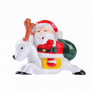 Figuras de Papá Noel, Adorno de Resina para Paisajes en Miniatura, Decoración Navideña para Interiores - Product Image 5