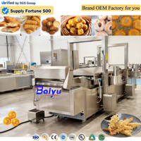 Friteuse industrielle en acier inoxydable Baiyu pour l'industrie de la transformation de la viande avec système de gestion automatique de l'huile