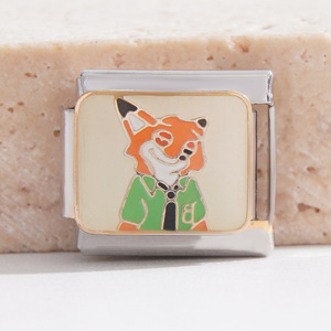 Italian Modular Bracelet Stainless Steel Cartoon Charms DIY Jewelry Gift Spring 2025 - Product Image 2