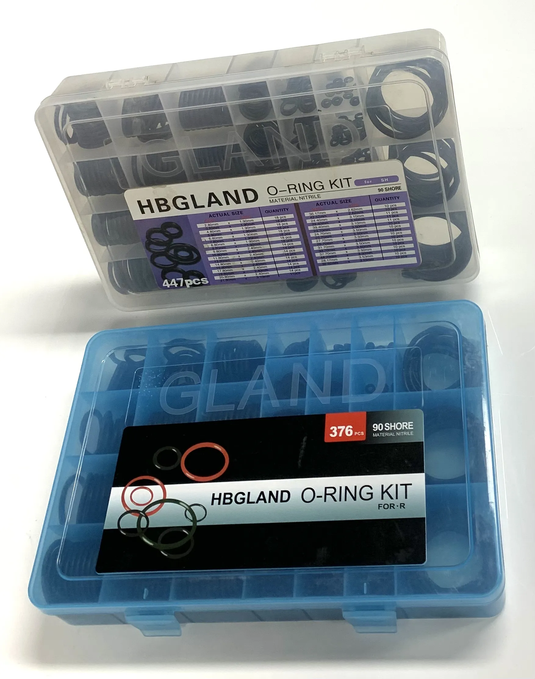 Standard Component O-ring Splice Assortment Kit Box Set Ring Kit for Metric O-ring Kit Box Rubber Custom