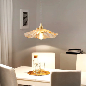 Lustre de mariage en laiton <span class=keywords><strong>vintage</strong></span>, lampe de chevet en verre, style japonais simple et créatif, bar à la mode - Product Image 1