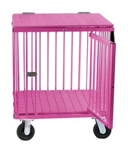 Durable Folding <strong>Dog</strong> <strong>Show</strong> <strong>Trolley</strong> <strong>Aluminum</strong> <strong>Dog</strong> <strong>Trolley</strong> <strong>Dog</strong> Cage <strong>Trolley</strong> Pet Carrier Supplies - Product Image 1