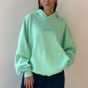 High Quality 3D Puff Print Pullover Women's Hoodies Sweatshirt Custom <b>Foam</b> Printing Logo Cotton Women Heavyweight Hoodies - Product Image 3