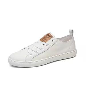 Sneaker da <span class=keywords><strong>uomo</strong></span> con Logo personalizzato in pelle bianca di moda Casual da <span class=keywords><strong>uomo</strong></span> OEM/ODM - Product Image 3