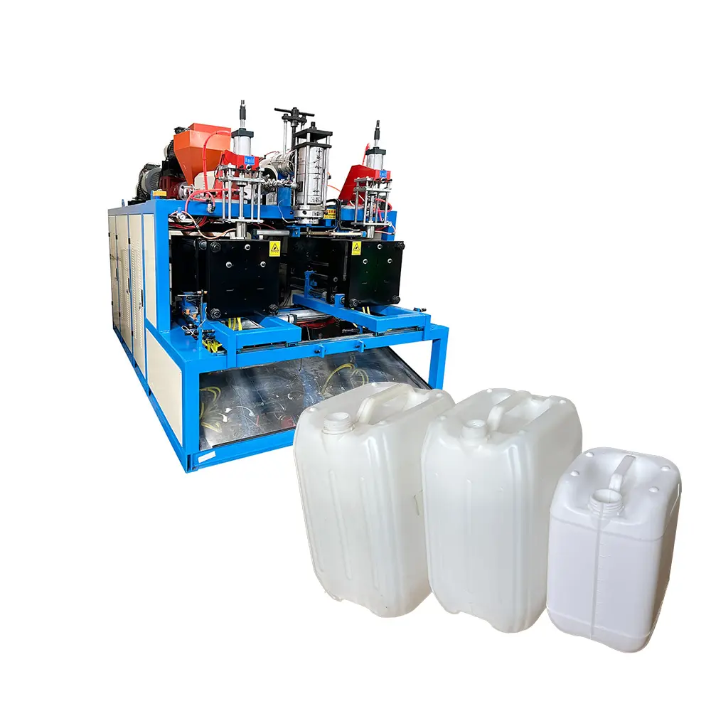 20l 25l Plastic Lub Olie Jerrycan Maken Automatische Machine Fles Extrusie Blaasvormmachines