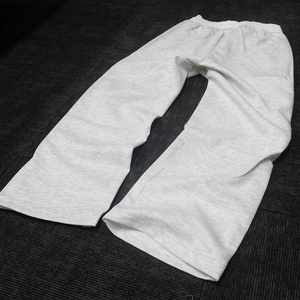 Custom Men's Light Gray Sweatpants Elastic Waist Knitted Cotton Casual Breathable Midweight <b>Pants</b> for Men High Quality - Product Image 1